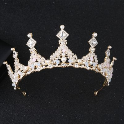 Fashion Crystal Tiara Crowns Hair Jewelry - Click Image to Close